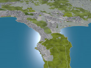 Hobart tasmania city australia 60km Modèle 3D