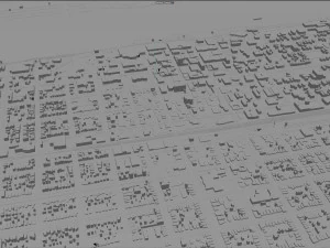 Huntington city west virginia 35km 3D Model