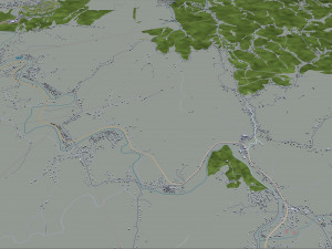 Huntington city west virginia 35km 3D मॉडल