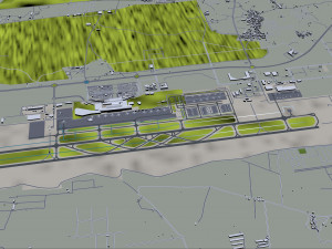 Hyderabad city india 60km Model 3D