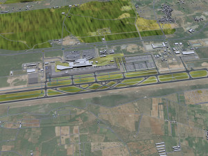 Hyderabad city india 60km Model 3D