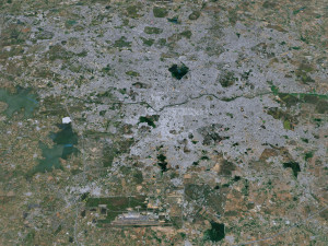 Hyderabad city india 60km Model 3D