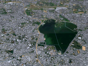 Hyderabad city india 60km Model 3D