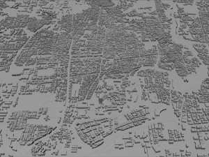 Indore city india 30km Modello 3D