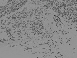 Innsbruck city austria 20km 3D Модель