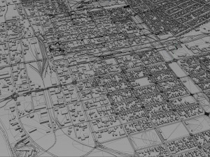 Invercargill city new zealand 30 km 3D 模型