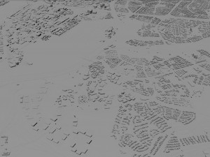 Irvine city california 30km 3D Модель