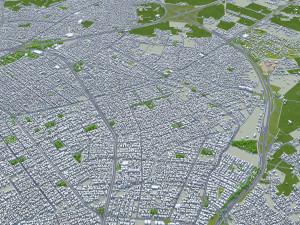 Isfahan city iran 60km Modelo 3D