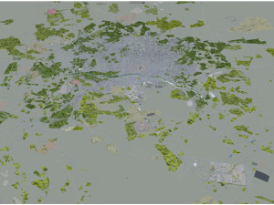 Isfahan city iran 60km Modelo 3D