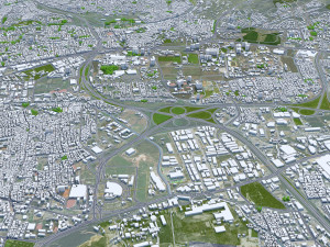 Izmir city turkey 50km Modello 3D