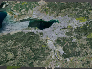 Izmir city turkey 50km Modello 3D