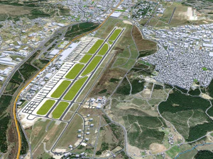 Cidade de Izmir Turquia 50 km Modelo 3D