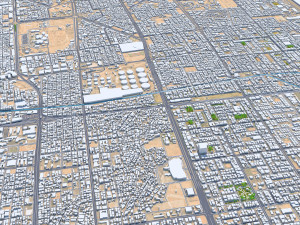 Jeddah city saudi arabia 120km Model 3D