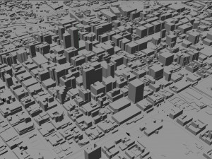 Johannesburg city south africa 60km 3D Model