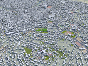 Kampala city uganda 40km 3D Модель