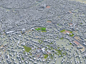 Kampala city uganda 40km 3D Model