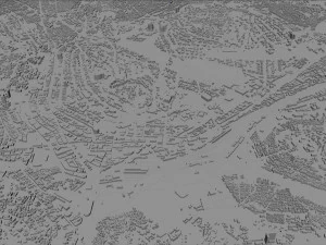 Kampala city uganda 40km 3D Model