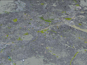 Kampala city uganda 40km 3D Модель