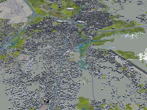 Kampala city uganda 40km 3D Model