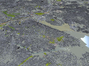 Kampala city uganda 40km 3D Модель