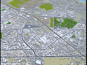 Kanpur city india 40km 3Dモデル