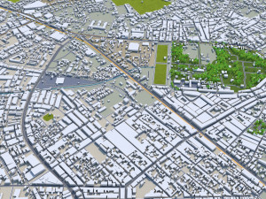 Kanpur city india 40km 3Dモデル
