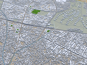 Kanpur city india 40km 3Dモデル