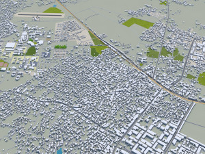 Kanpur city india 40km 3Dモデル