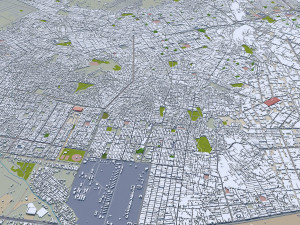Karachi city pakistan 150km 3D Model