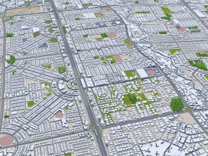 Karachi city pakistan 150km 3D Model