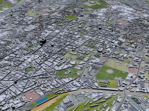 Karachi city pakistan 150km 3D Model
