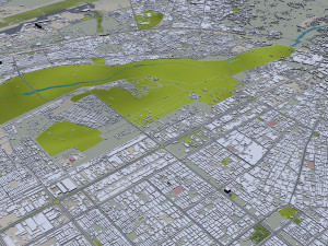 Karachi city pakistan 150km 3D Model