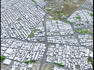 Karaj city iran 50km 3D Model