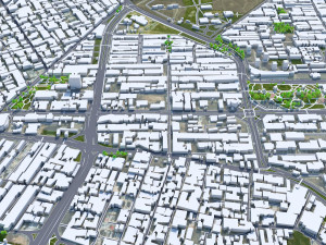 Karaj city iran 50km 3D Модель