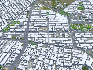 Karaj city iran 50km 3D Model