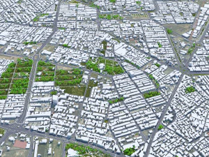 Karaj city iran 50km 3D Model
