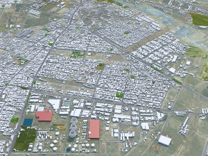 Karaj city iran 50km 3D Модель