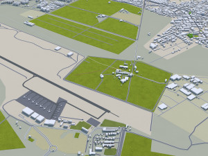 Karaj city iran 50km 3D Модель