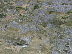 Karaj city iran 50km 3D Модель