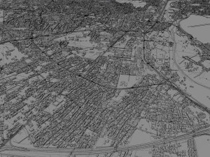 Karaj city iran 50km 3D Model