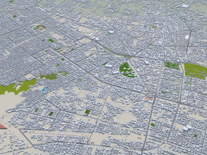 Karbala city iraq 40km 3D 模型