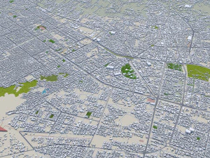Karbala city iraq 40km 3D Model