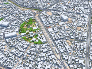 Karbala city iraq 40km 3D Model