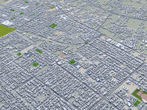 Karbala city iraq 40km 3D Model