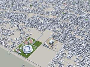 Karbala city iraq 40km 3D 模型