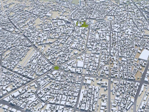 Karbala city iraq 40km 3D Model