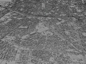 Karbala city iraq 40km 3D 模型