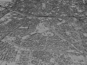 Karbala city iraq 40km 3D Model