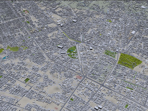 Karbala city iraq 40km 3D 模型