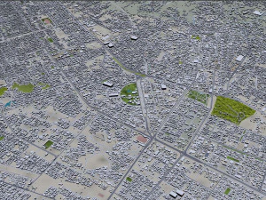 Karbala city iraq 40km 3D Model